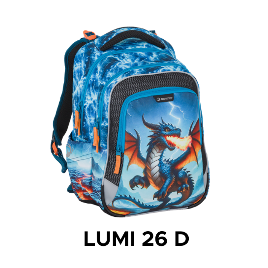 ergonomický batoh LUMI do první třídy