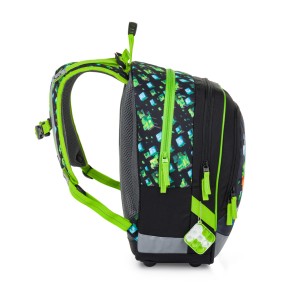Bagmaster ALFA 26 B malý školní set pro prvňáčky – kostičkový svět