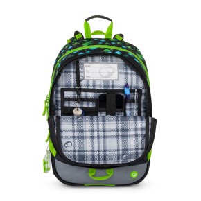 Bagmaster ALFA 26 B velký školní set pro prvňáčky – kostičkový svět