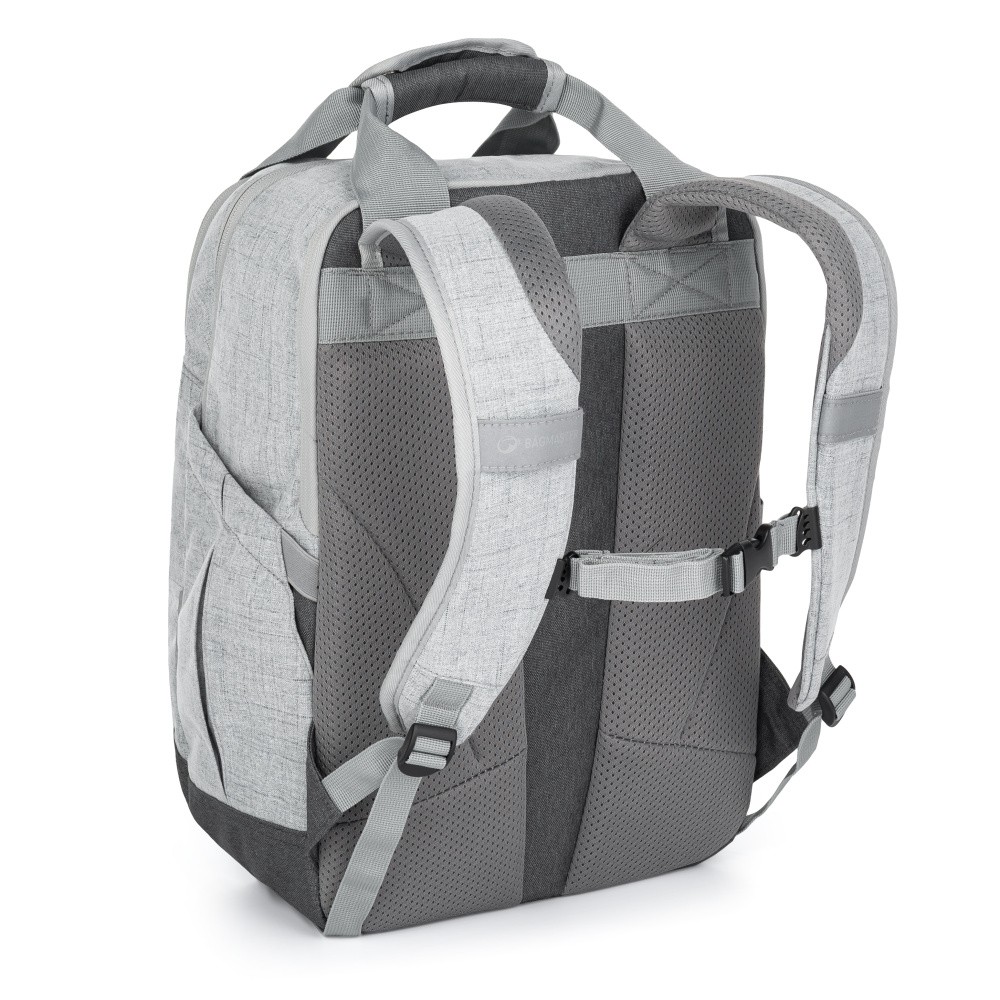 Bagmaster AURI 22 A městský batoh - melír šedý 6
