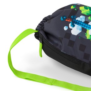 Bagmaster SÁČEK ALFA 26 B školní na přezůvky / tělocvik – kostičkový svět