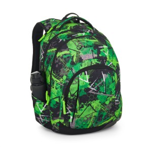 Bagmaster LINCOLN 25 A studentský batoh – zeleno-černý