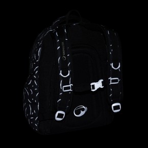 Bagmaster NOMAD 25 A studentský batoh – černo-bílý