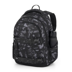 Bagmaster NOMAD 25 B studentský batoh – černo-šedý
