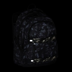 Bagmaster NOMAD 25 B studentský batoh – černo-šedý
