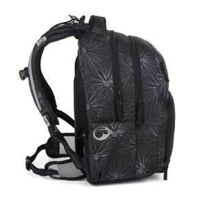 Bagmaster ZIPSTER 25 A studentský set – černý s bílými květy