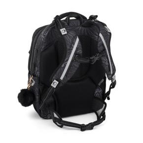 Bagmaster ZIPSTER 25 A studentský set – černý s bílými květy
