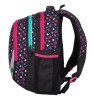 Školní batoh Bagmaster od 3. třídy MAXVELL_8A_BLACK_PINK_GREEN_1