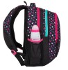 Školní batoh Bagmaster od 3. třídy MAXVELL_8A_BLACK_PINK_GREEN_1