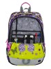 Školní batoh pro holčičky do první třídy - motýl - Bagmaster ALFA_8A_GREEN_VIOLET_PINK_1