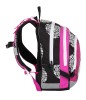 Dívčí školní batoh pro prvňáčky, jednorožec - Bagmaster ALFA_8B_PINK_BLACK_WHITE_1