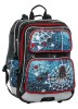 Klučičí školní batoh pro prvňáčky spider Bagmaster GALAXY_8B_BLACK_BLUE_RED_1