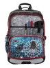 Klučičí školní batoh pro prvňáčky spider Bagmaster GALAXY_8B_BLACK_BLUE_RED_1