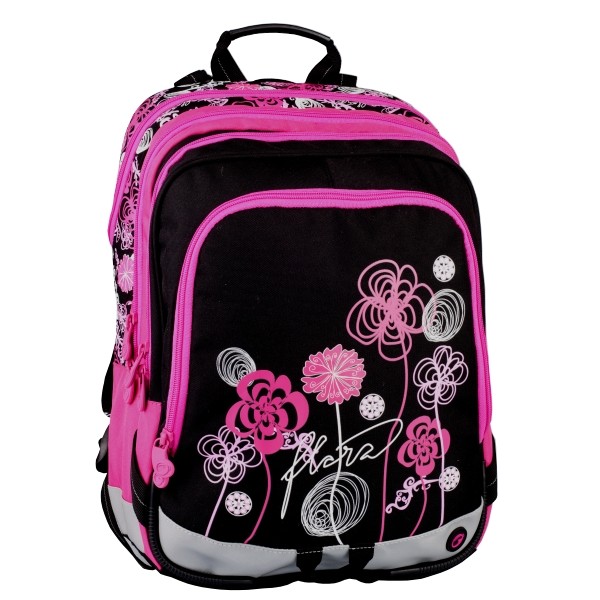 Školní batoh pro prvňáčky S1A 0114 A BLACK/PINK