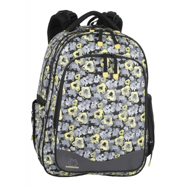FLOWERS 01 B YELLOW/GREY