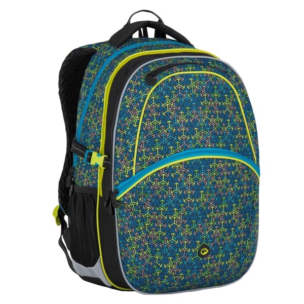 Studentský batoh MADISON 7 C  - zeleno modrý