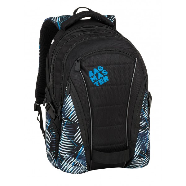 Studentský batoh BAGMASTER BAG 9 F GREEN/BLUE/BLACK