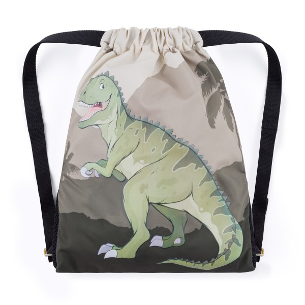 Školní sáček na přezůvky / tělocvik – dinosaurus