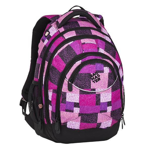Studentský batoh ENERGY 8 D - růžovo fialový