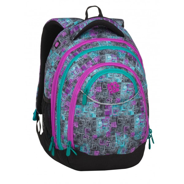 Studentský batoh ENERGY 9 C - fialovo tyrkysový