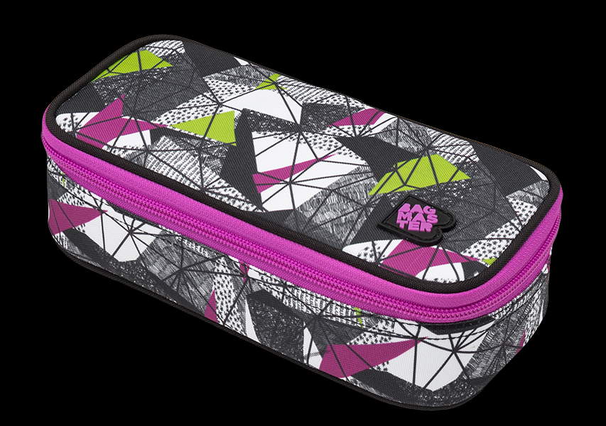 19b CASE BAG 9 B PURPLE/GREEN/BLACK