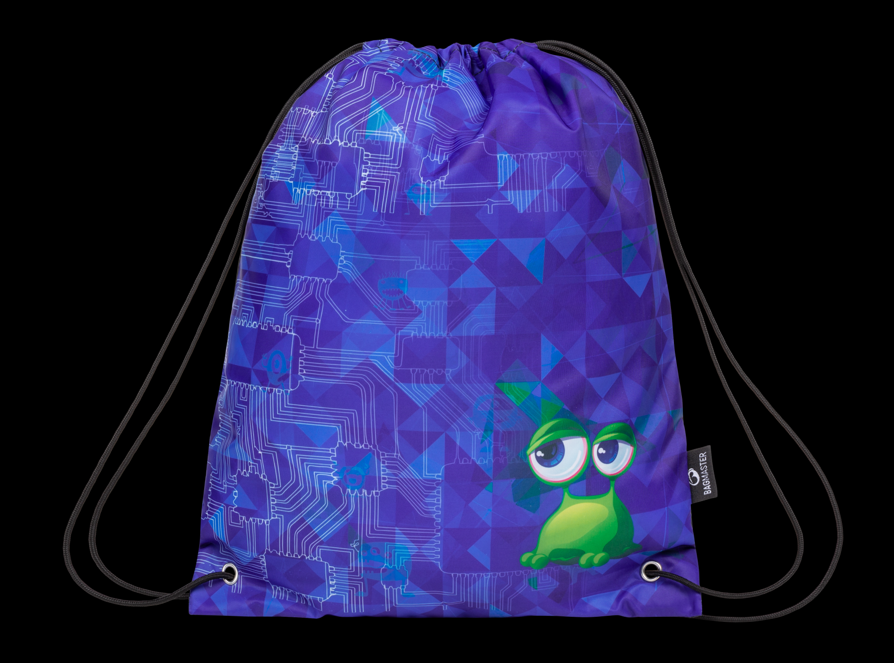 Sáček na cvičky Bagmaster - MARK 20 B BLUE/GREEN/BLACK
