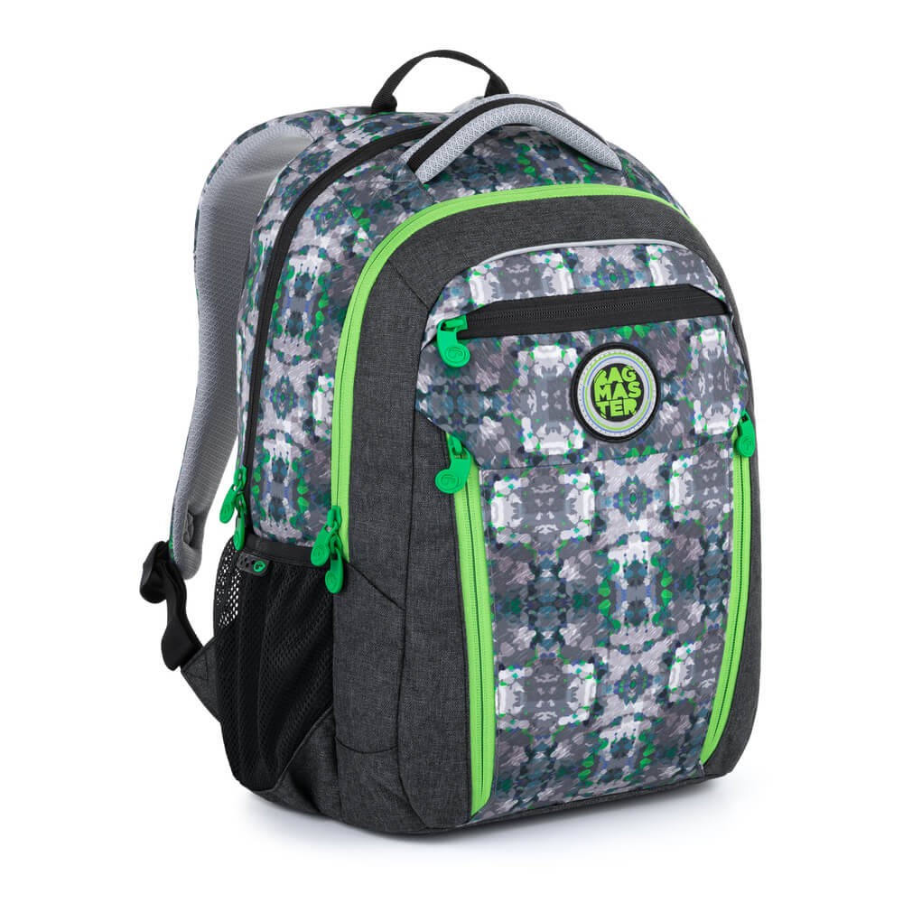 Školní dvoukomorový batoh BOSTON 21 B - zelený