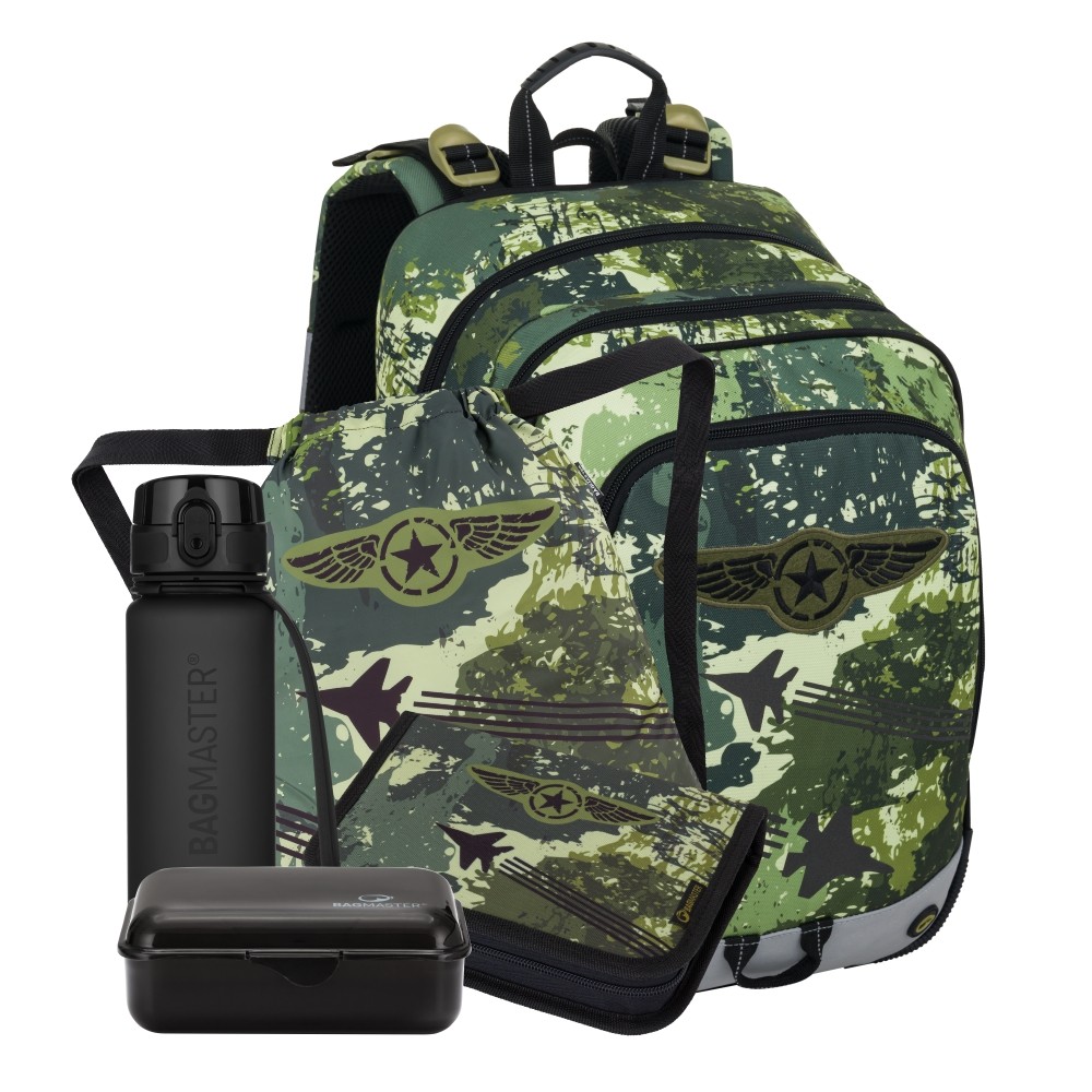 Bagmaster ALFA 25 B velký školní set pro prvňáčky – stíhačky BagMaster