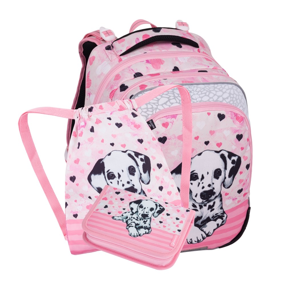 Bagmaster BETA 24 A malý školní set pro prvňáčky – dalmatin BagMaster