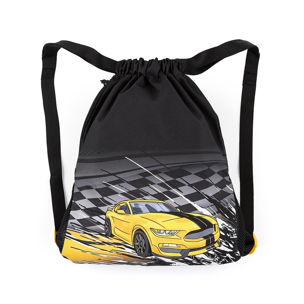 Bagmaster SÁČEK DOPI 23 C školní na přezůvky / tělocvik - žluté auto